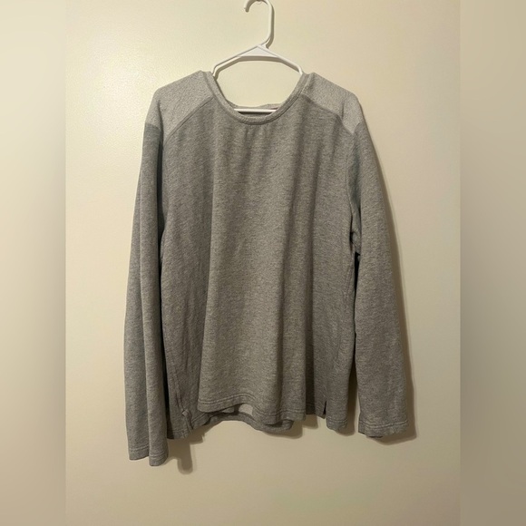 Tommy Bahama Gray Fleece Pullover Marlin Logo Sweatshirt crewneck sweater - Picture 3 of 12